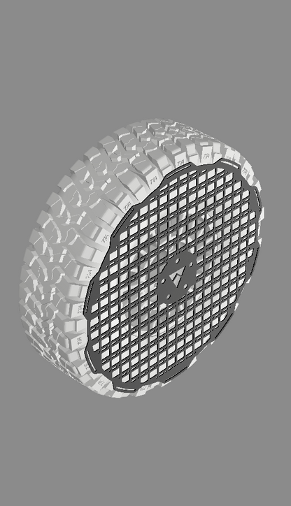Spare Wheel Molle Panel